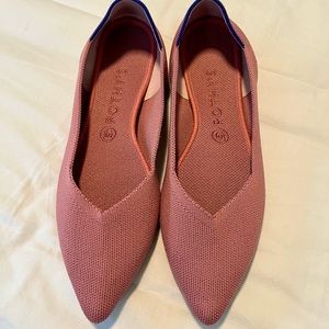 Rothy’s in rose pink. Size 10.5.
